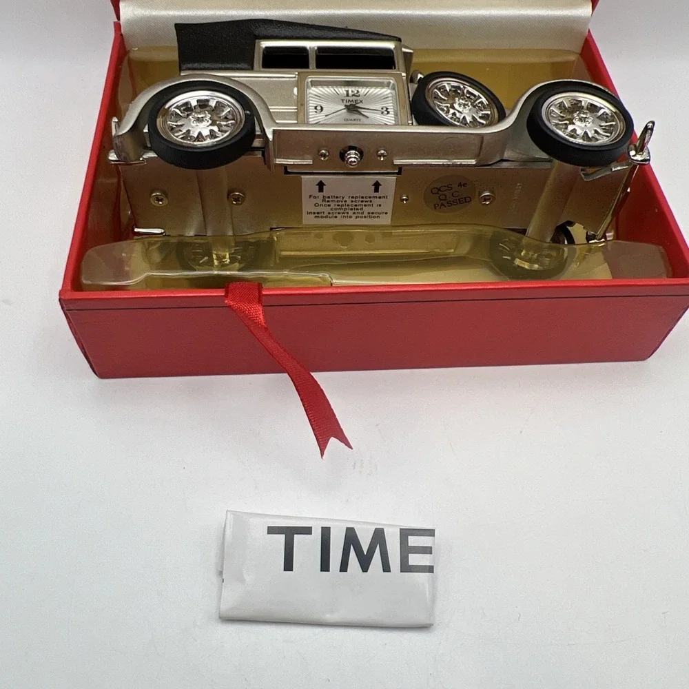 Vintage Timex Collectible Mini Clock Car - New